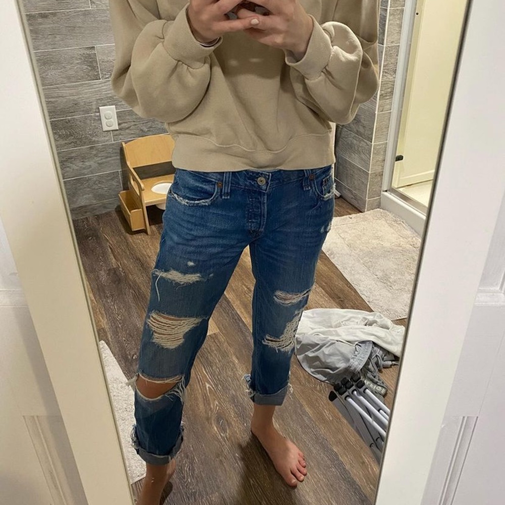 Abercrombie and Fitch boyfriend jeans
